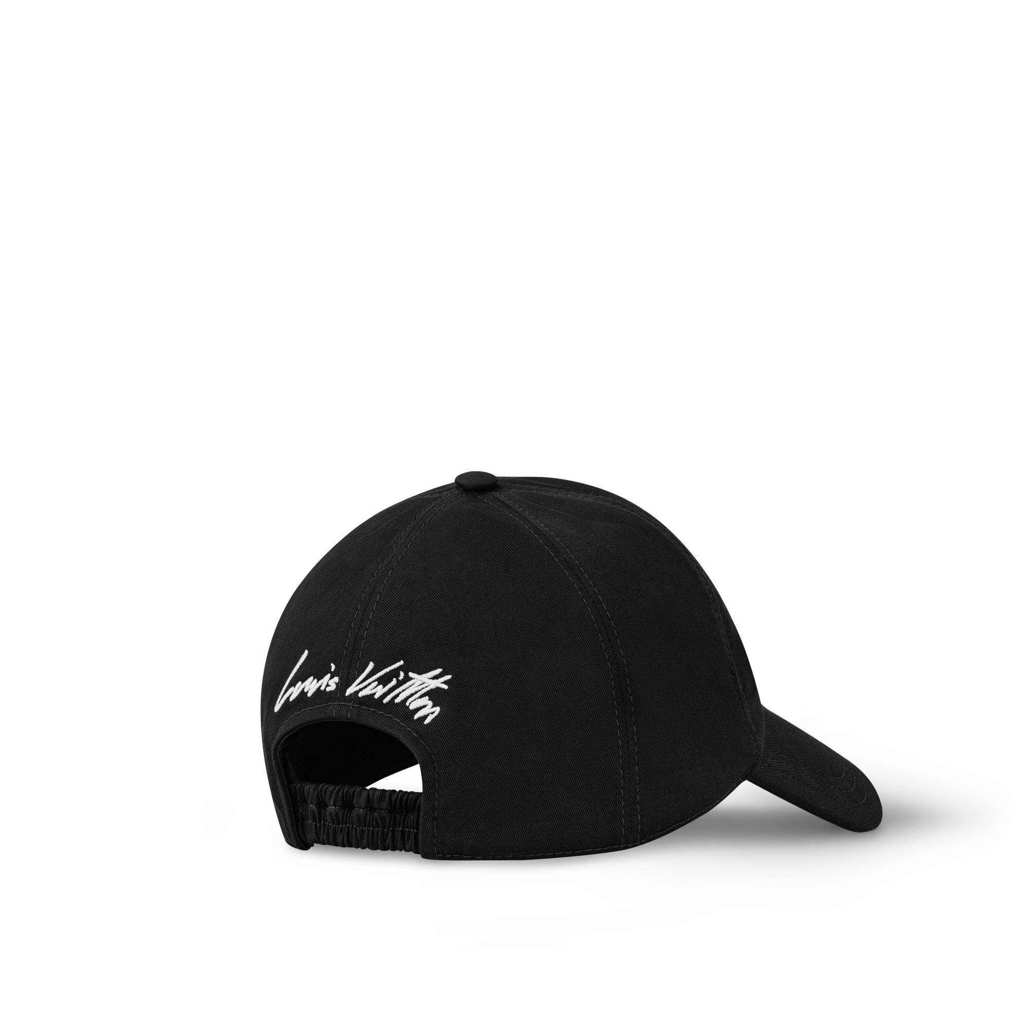 新品未使用　Louis Vuitton 黒 キャップ レディース　箱あり louis-vuitton-lv-script-cap--